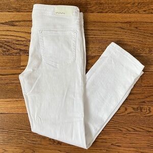 DOLLHOUSE | White Roll up Skinny Capri Ankle Jeans